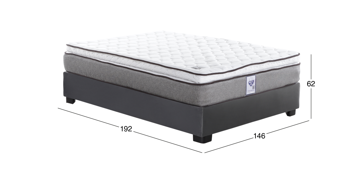 Colchón y Box Spring Air Queen Size Fantasy