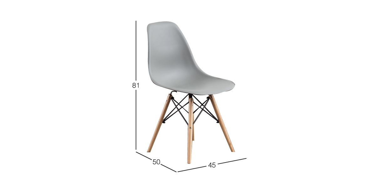 Silla Atlas II Gris