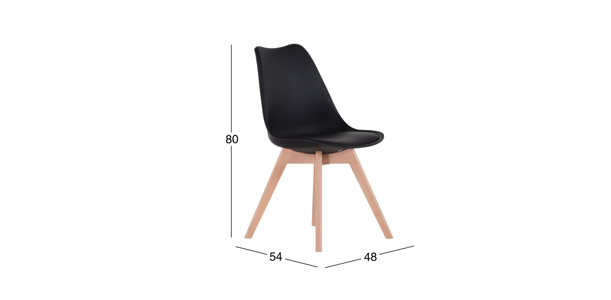 Silla Frankfurt II Negro