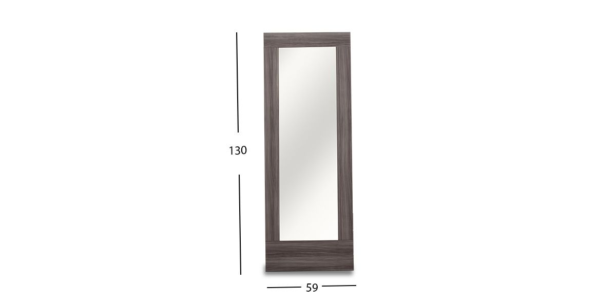 Espejo Decorativo Addam Gris