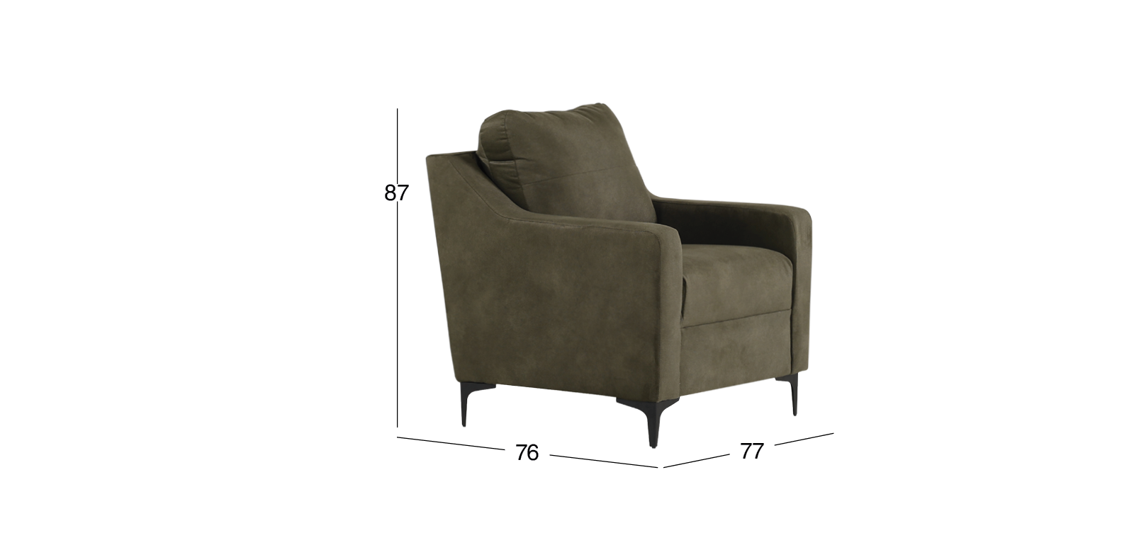 Sillón Ocasional Freddie Verde