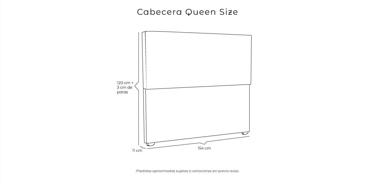 Cabecera Queen Size Myko Beige