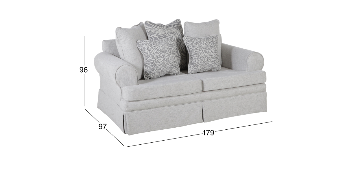 Sofá 2 Plazas Caprice Beige