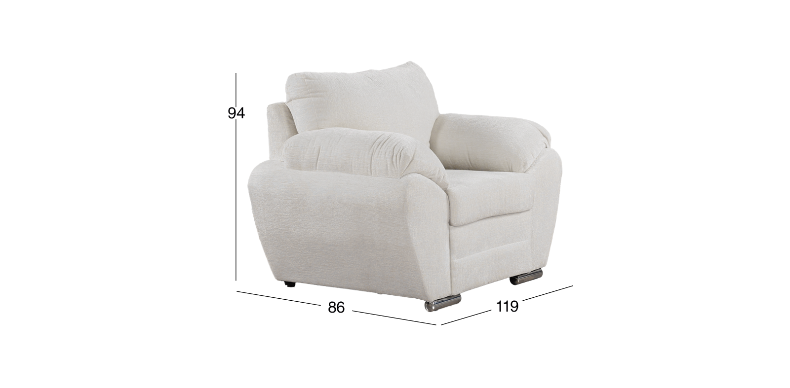 Sillón Sonic High Beige