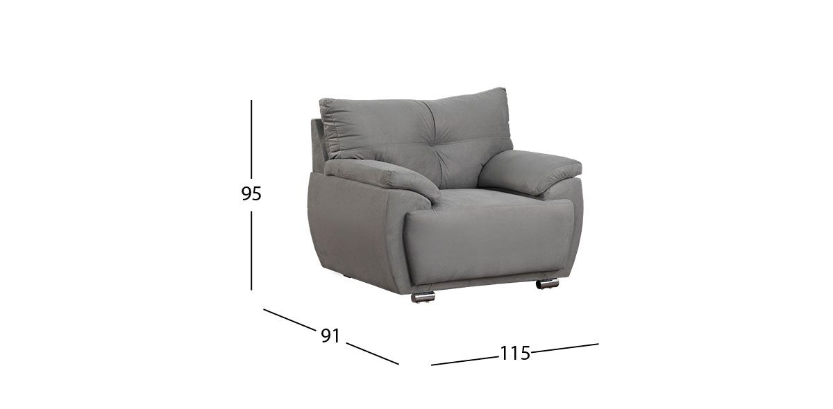 Sillón Cartago Gris