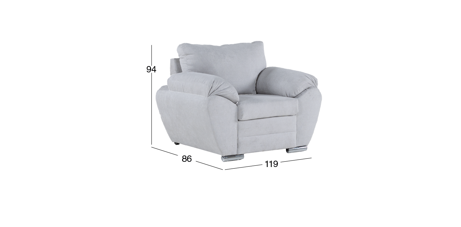 Sillón Sonic Gris