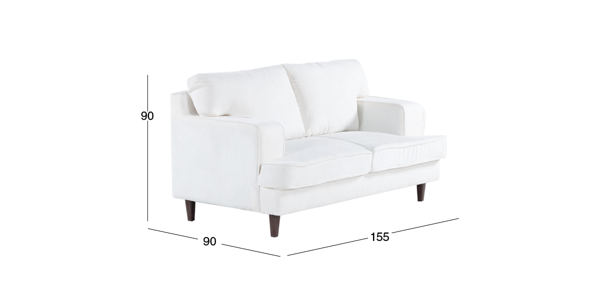 Sofá 2 Plazas Atlantica Beige
