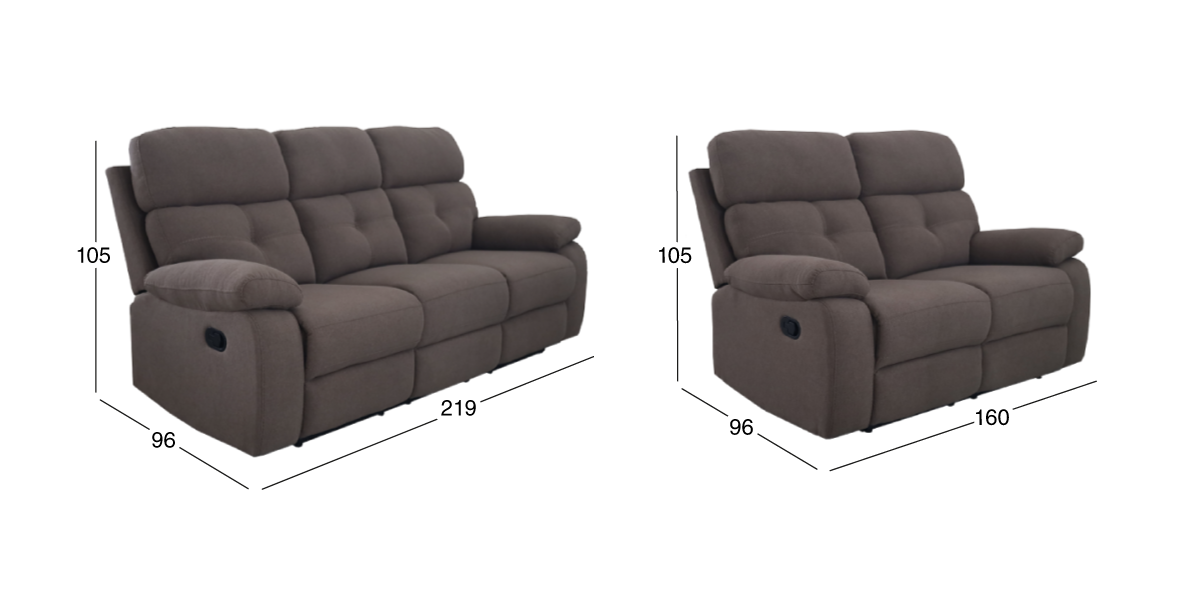 Sala Reclinable Toronto Café HS