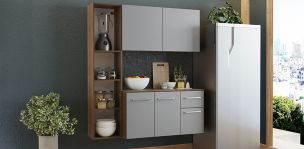 Cocina 120 cm Easy Gris
