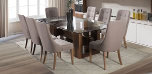 Comedor Berlín con 8 Sillas Atenea Café