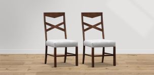 Juego de 2 Sillas Mika Beige