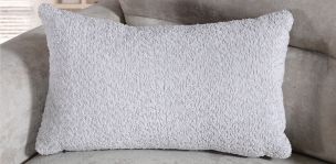 Cojín Decorativo 55 X 35 cm Glow Gris