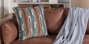 Cojín Decorativo Acosta Sunset Combinado Rojo