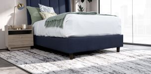 Base de Cama Individual Sander Azul
