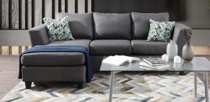 Sala en L Simplicity Gris