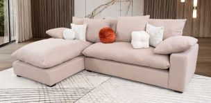 Sala en L Izquierda Cloud Beige