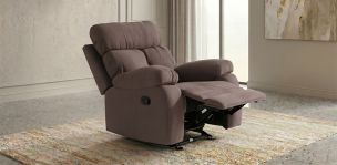 Sillón Reclinable con Mecedora Toronto Café HS