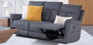 Sofá con Reclinables Gwen Gris HS
