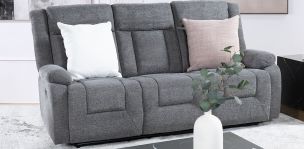 Sofá con Reclinables Isabelle Gris HS