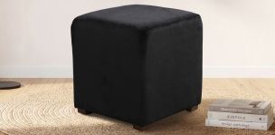 Taburete Cuadrado Noah Negro