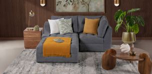 Sala en L Izquierda Zonet Gris Oxford