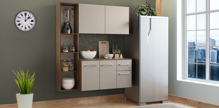 Cocina 120 cm Easy Blanco