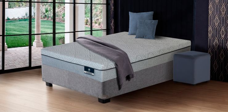 Colchón Individual Spring Air Hybrid Gris