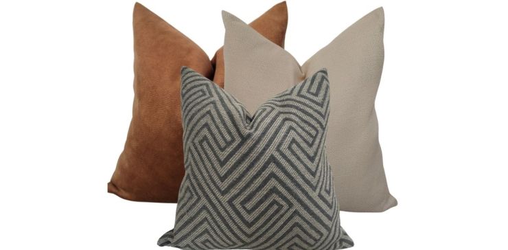 Set de 3 Cojines Charcoal Multicolor