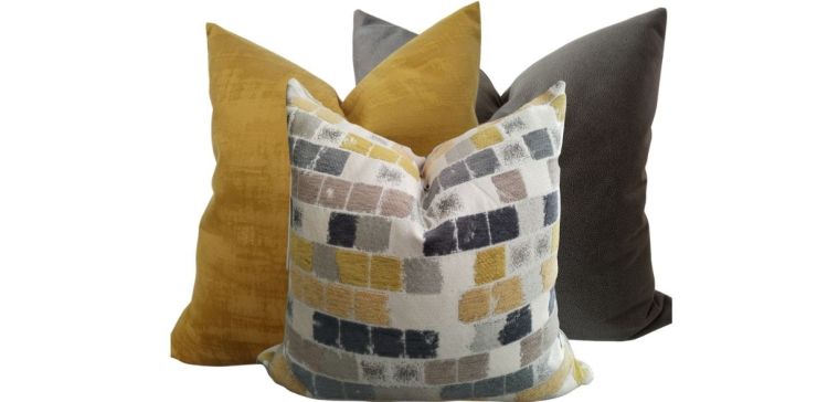Set de 3 Cojines Rubic Multicolor