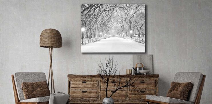 Cuadro 80 x 130 cm Central Park Multicolor
