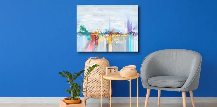 Cuadro 80 x 130 cm Cielo Multicolor