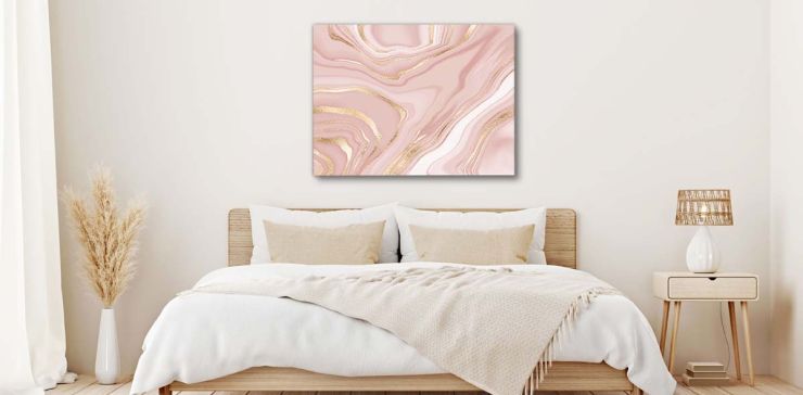 Cuadro 80 x 130 cm Líquido Multicolor