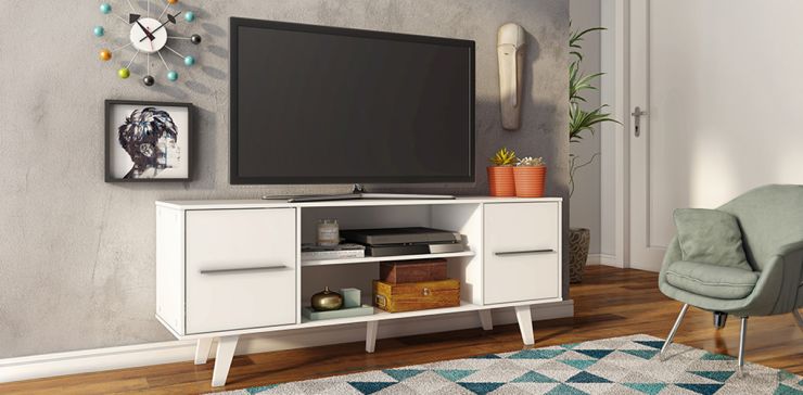 Mesa TV Buenos Aires Blanco