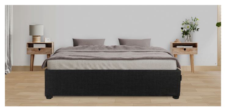 Base De Cama Individual Belt Negro