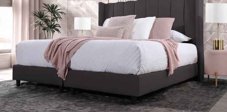 Base de Cama King Size Sander Gris