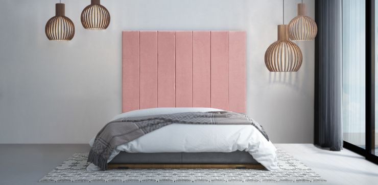 Cabecera King Size Altura Regulable Argos Rosa