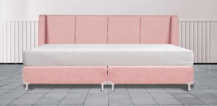 Cama King Size Milan Rosa
