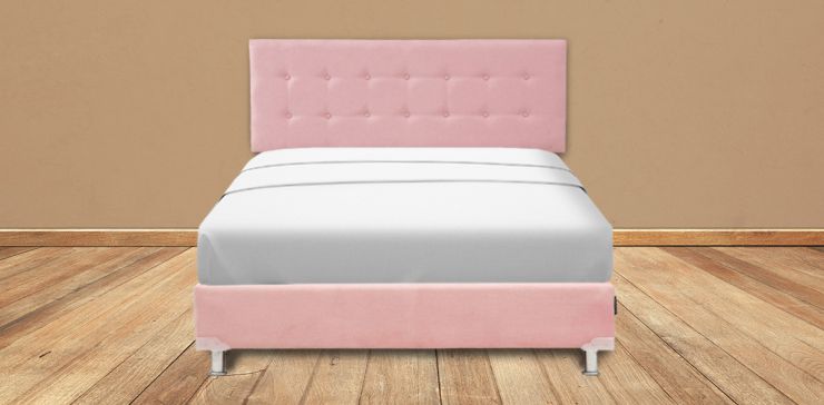 Cama Queen Size Bilbao Rosa II