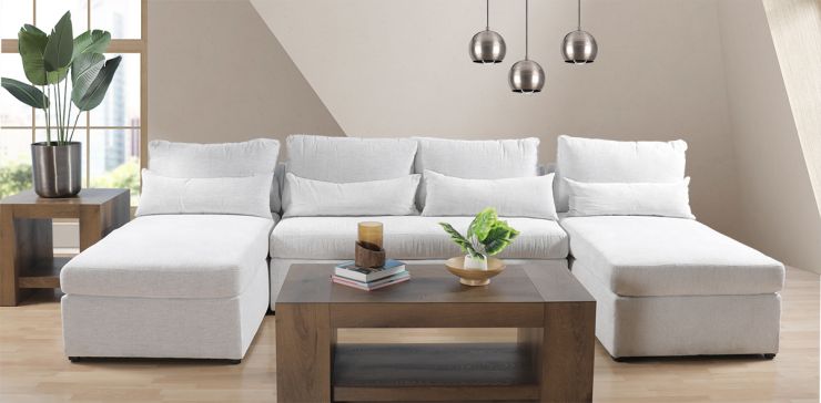 Sala Modular Alize Blanco 3 Piezas