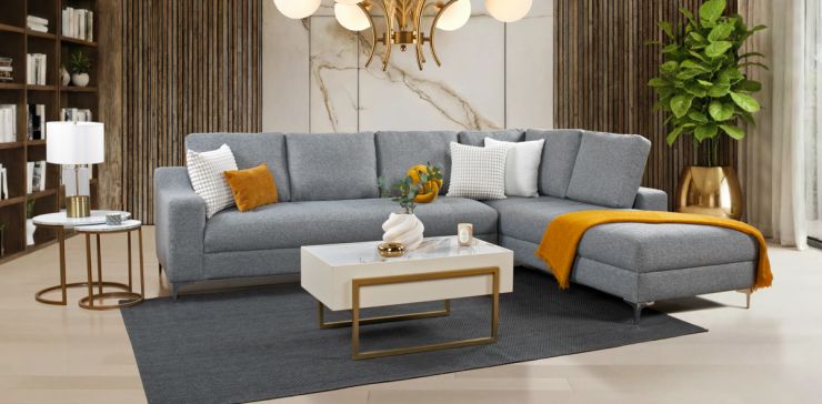 Sala en L Marruecos New Gris