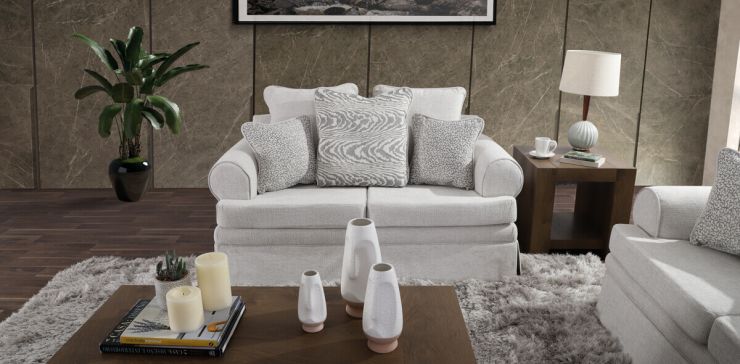 Sofá 2 Plazas Caprice Beige