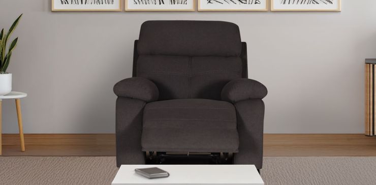 Sillón Reclinable Toronto Gris Obscuro HS