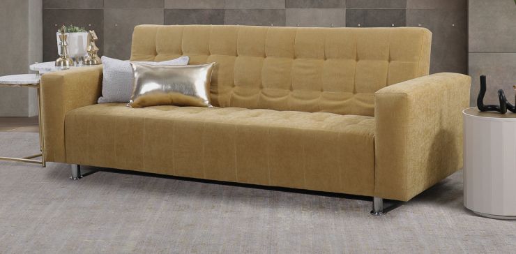 Sofá Cama Angelo Amarillo
