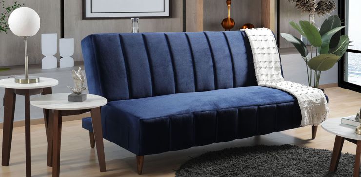 Sofá Cama Quino Azul